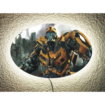 Nástěnné svítidlo Nástěnné svítidlo Transformers Bumblebee s dálkovým ovládáním