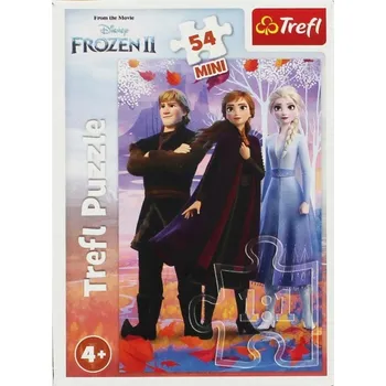 Puzzle Puzzle Trefl 54 dílků Puzzle 54 mini Ve světě Anny a Elsy 3 TREFL
