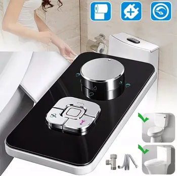 WC sedátko BIDETOVÁ PODLOŽKA NA WC SEDÁTKO DVOJITÉ TRYSKY Japonská toaleta Bidet