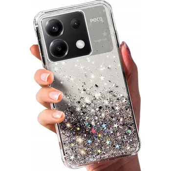 Pouzdro na mobilní telefon Zadní Kryt RCBR pro Xiaomi Redmi Note 13 pro 5G / Poco X6 5G BROKAT CASE bezbarvý