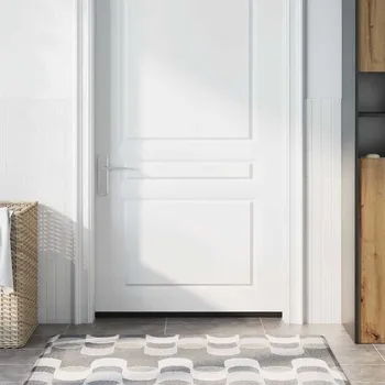 Samolepicí štěrbiny na dveře 2 pcs Černá 100 cm