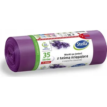 Pytle na odpadky Univerzální pytle na odpad Stella Pytle na odpad 35l 15 ks