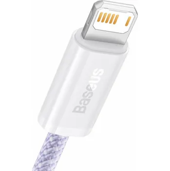 Datový kabel Kabel USB pro Lightning Baseus řady Dynamic 2, 2,4 A, 2 m (fialový)