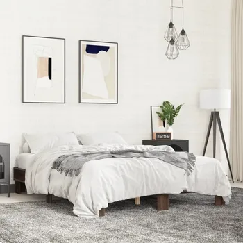 Postel Jednolůžková dřevěná postel VidaXL 90x220 cm, vícebarevná