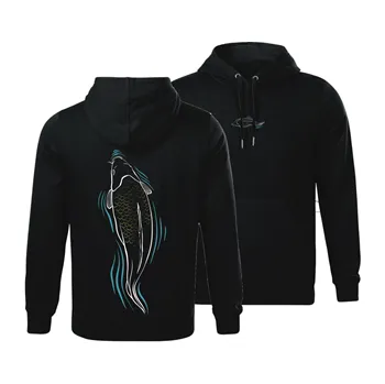 Pánská mikina Giants Fishing Mikina pánská černá Kapr u hladiny