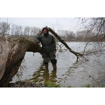 Vrtač návnad Zakrmovací lopatka Bait Messenger zelená velikost S: 14 x 6,5cm