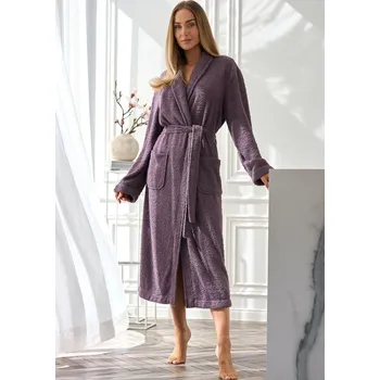 Dámský župan Dámský župan L&L 2558 Purple XL