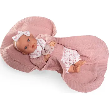 Panenka Panenka Kika s čelenkou 27 cm, se zvukem MUNECAS ANTONIO JUAN