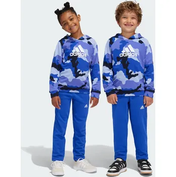 Dámská mikina ADIDAS Souprava Essentials Allover Print Kids BÍLÁ|MODRÁ
