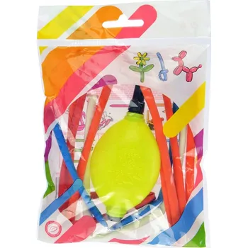Balónek Modelovací balónky s pumpičkou, mix barev