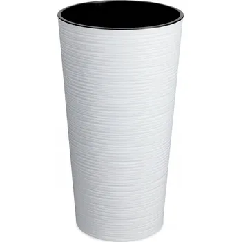 Květináč Květináč plast bílý Kadax 30 cm x 30 x 57,5 cm