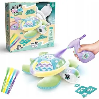 plyšák Canal Toys Airbrush plyšová želva plyšová hračka