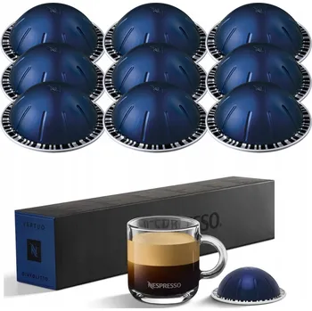 Kapsle do NESPRESSO Vertuo DIAVOLITTO Espresso, intenzivní černá KÁVA, 40 ks