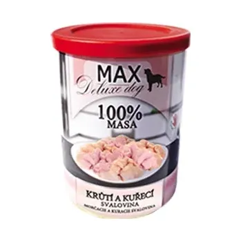 Krmivo pro psa Falco MAX deluxe krůtí a kuřecí svalovina 400g
