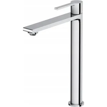 Vodovodní baterie Stojánková umyvadlová baterie Cersanit Virgo, stříbrná