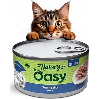 Krmivo pro kočku Oasy Natury Soft Jelly Tuňák Pro Kočky Konzerva 85g