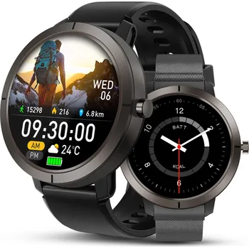 Chytré hodinky Chytré Hodinky JG Smart dámské X76 GPS 5ATM AMOLED černé