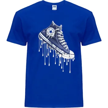 Pánské tričko panske_levne_tricko_potisk_modra_teniska Barva: Royal blue - královsky modrá, velikost: XS