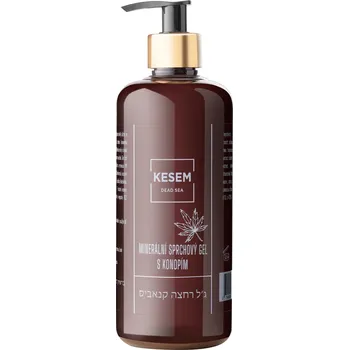 KESEM Dead Sea KESEM Minerální sprchový gel s konopím 500 ml Zklidňující péče s konopným extraktem a minerály z Mrtvého moře