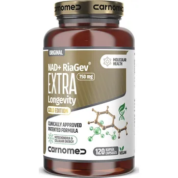 Speciální výživa Carnomed NAD+ RiaGev® EXTRA Longevity 120 kapslí
