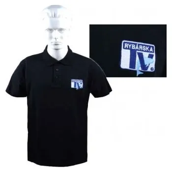 Pánské tričko Polokošile černá RYBÁŘSKÁ TV, XXL