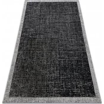 Balta Kusový koberec SISAL FLOORLUX 20401 černý / stříbrý Rozměr: 140x200 cm