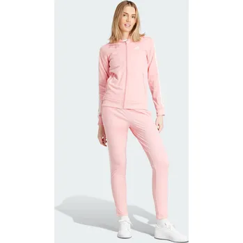 ADIDAS Sportovní souprava Essentials 3-Stripes 2XS BÍLÁ|RŮŽOVÁ