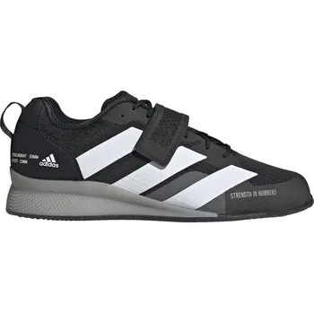Pánská fitness obuv ADIDAS Boty Adipower Weightlifting 3 49,5 BÍLÁ|ČERNÁ|ŠEDÁ