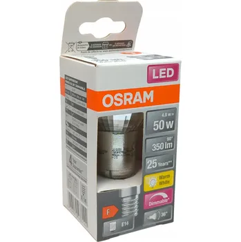 Žárovka LED žárovka Osram E14, 4,8 W, 350 lm, 2700 K
