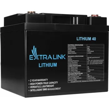 Trakční baterie ExtraLink LiFePO4 baterie 40AH 12,8V BMS EX.30431