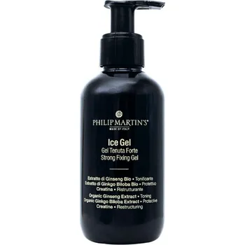 Stylingový přípravek PHILIP MARTIN'S Ice Gel BIO extra silný rychleschnoucí gel na vlasy Obsah: 150 ml