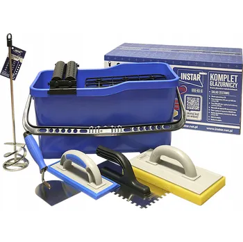 Vrták Obdélníkový plastový kbelík pro obkladače INSTAR KG-6, 22 l s uchem