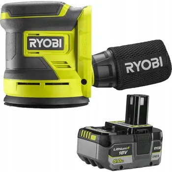 excentrická bruska Akumulátorová excentrická bruska Ryobi 0 W 18 V