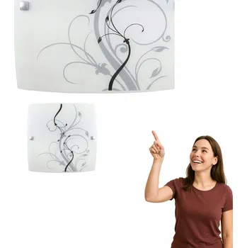 Stropní Svítidlo čtvercový Rabalux 30 x 0 cm bílý, vícebarevný