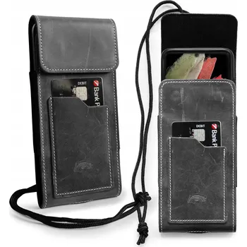 Pouzdro na mobilní telefon Pouzdro LURESKO pro telefon do 167x78mm šedé