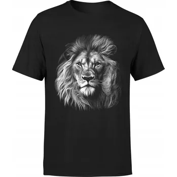 LEV TRIČKO PÁNSKÉ S POTISKEM LVA KOČKY VEL 3XL PÁNSKÉ TRIČKO TRIČKO