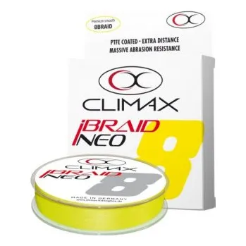 Přívlačová šňůra Climax iBraid NEO yellow 135m/0,10mm / 6,7kg