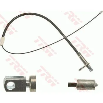 Lanko parkovací brzdy Tažné lanko, parkovací brzda LUCAS GCH153