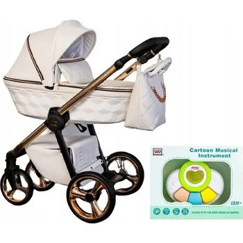 Kočárek Adbor Destello 2v1 2023 bílá