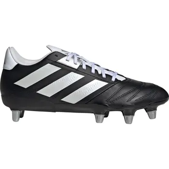 Kopačky ADIDAS Kopačky Kakari Elite Soft Ground Rugby 40 2/3 BÍLÁ|ČERNÁ|ŠEDÁ