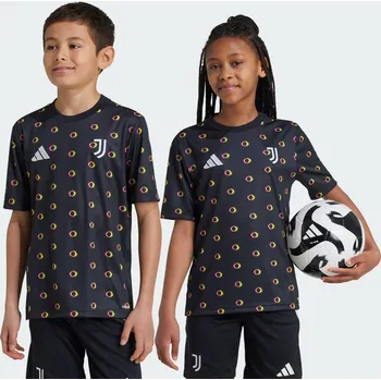 ADIDAS Dětský předzápasový dres Juventus 15 LET ČERNÁ