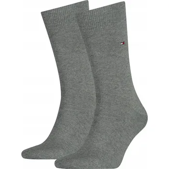 Pánské ponožky Ponožky Tommy Hilfiger SOCK šedé, velikost 43-46