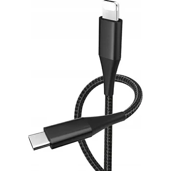 Datový kabel Kabel ATX USB typ C - Apple Lightning 1 m černý