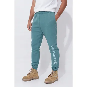 Carhartt pánské tepláky Midweight Graphic Jogger zelené, velikost XL