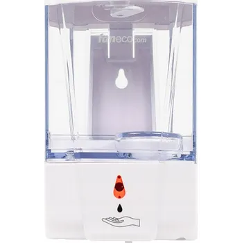 Bezkontaktní nástěnný dávkovač mýdla Faneco 700 ml, průhledný/bílý