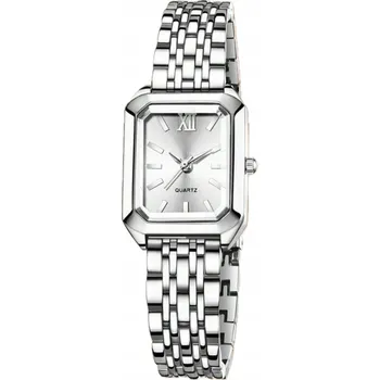 Hodinky DÁMSKÉ STŘÍBRNÉ HODINKY NA NÁRAMKU KLASICKÉ ELEGANTNÍ RETRO