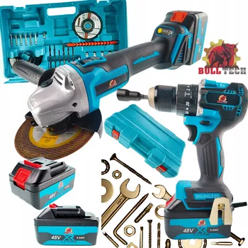 Sada aku šroubováku a brusky 2x48V BT5015 BULLTECH