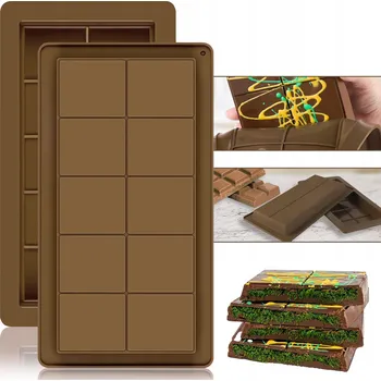 Forma na pečení Silikonová forma na čokoládu TABULKA NA DUBAJSKOU čokoládu dubajská