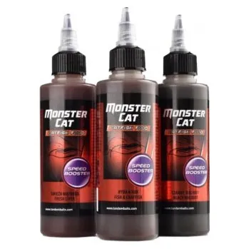 Návnadové aroma Monster Cat Speed Booster 100ml Fish & Crayfish