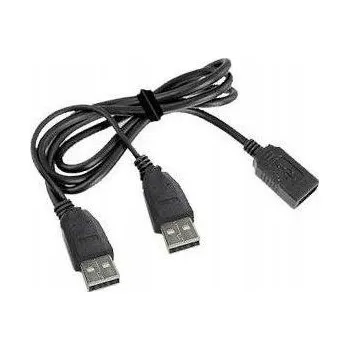 Datový kabel USB prodlužovací kabel Gembird CCP-USB22-AMAF-3 černý 0,9 m
